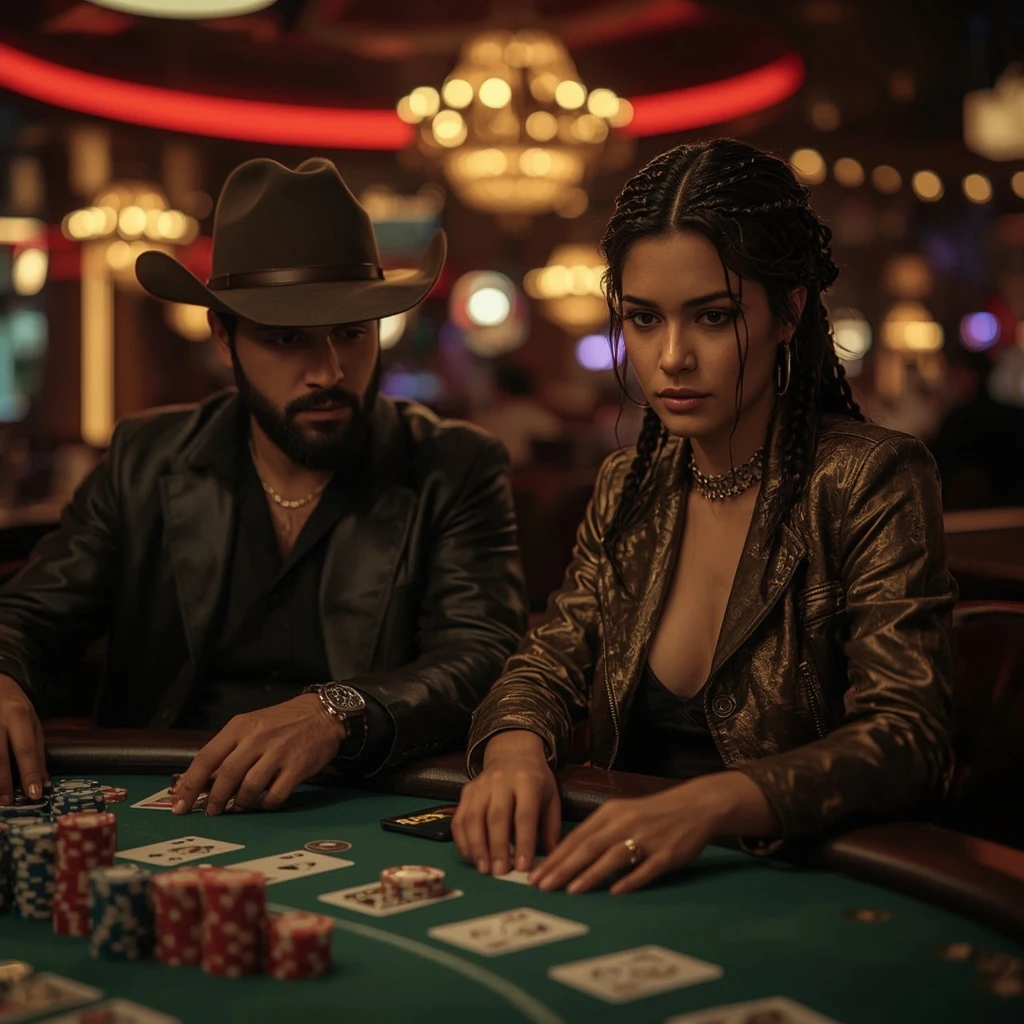 foto di due giocatori di poker VERDE CASINO