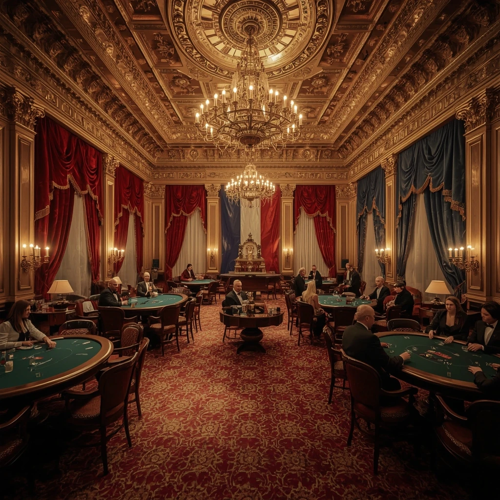 Il casinò e la bandiera italiana VERDE CASINO